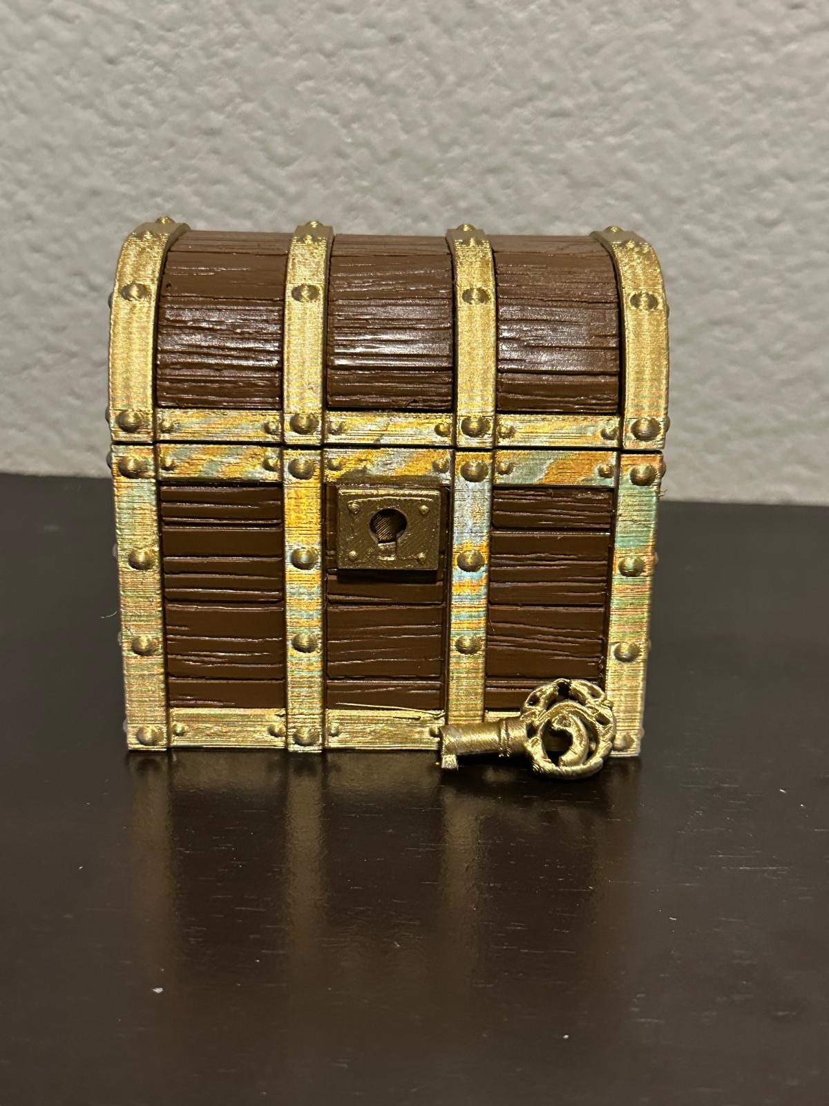 Treasure Vault Deck Box – Lara Croft Inspired Locking Chest
