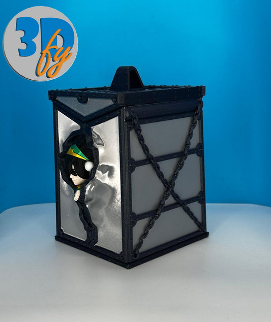 Toph Beifong Metalbending Deck Box | Avatar Inspired MTG Storage | Holds 100 Double-Sleeved Cards + Dice Compartment