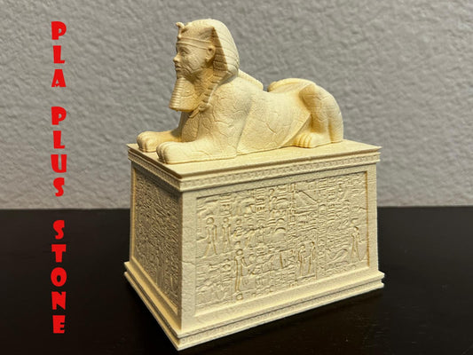 Sphinx Deck Box – Ancient Egypt MTG Commander Card Storage with Dice Storage