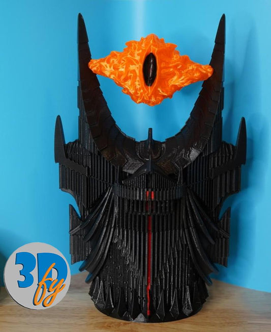 Barad-dûr Deck Box – MTG Commander Storage | Sauron’s Tower from Mordor (Large Print)