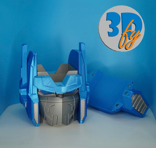 Optimus Prime Vault – MTG Commander Deck Box | Transformers Tribute with Dice Storage