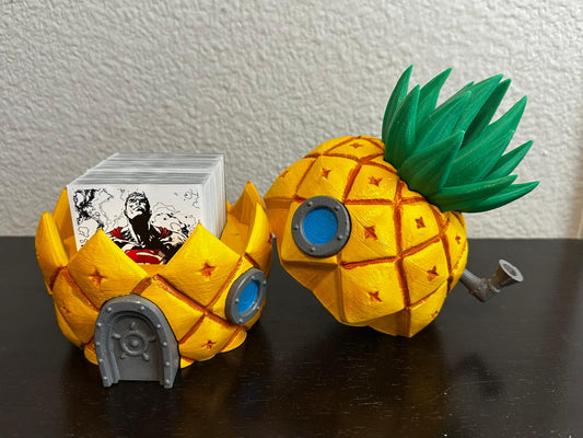 Tropical Pineapple Deck Vault – MTG Commander Storage | Underwater Theme