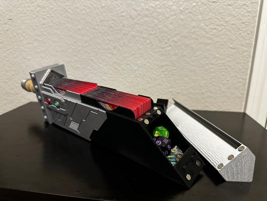 Buster Sword Deck Box – MTG Commander Vault | Final Fantasy-Inspired Legacy with Dice Storage