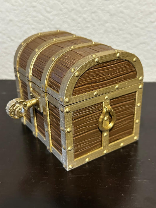 Treasure Vault Deck Box – Lara Croft Inspired Locking Chest
